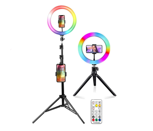 Mozos Lampa pierścieniowa LED 26cm RGB - 1239238 - zdjęcie